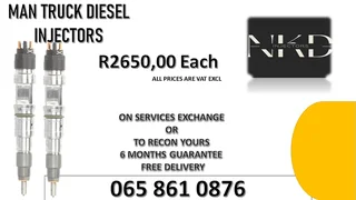 Man Truck Diesel Injectors For Sale Or The Same Day Recon