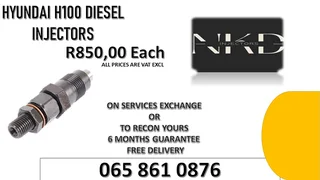 Hyundai H100 Diesel Injectors For Sale Or The Same Day Recon