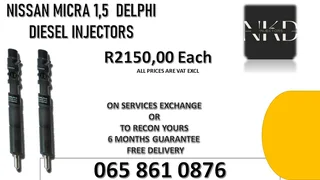 Nissan Micra 1.5 Diesel Injectors For Sale Or To Recon The Same Day