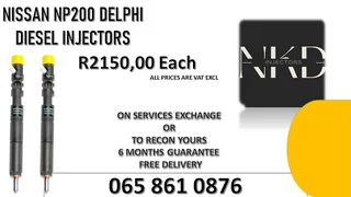 Nissan Np200 Diesel Injectors For Sale Or To Recon The Same Day