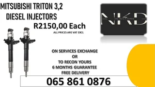 Mitsubishi Triton 3.2 Diesel Injectors For Sale Or To Recon The Same Day