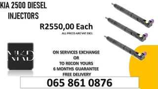 Kia 2500 Diesel Injectors For Sale Or To Recon The Same Day