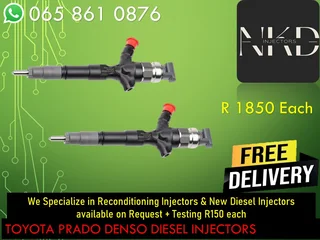 Toyota Prado Diesel Injectors For Sale Or To Recon The Same Day