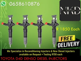 Toyota D4d Diesel Injectors For Sale Or The Same Day Recon