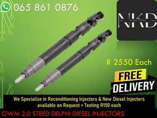 Gwm 2.0 Steed Diesel Injectors For Sale Or To Recon The Same Day