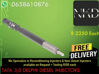 Tata 3.0 Diesel Injectors For Sale Or To Recon With Warratny
