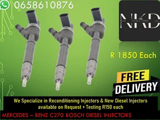 Mercedes C220 Diesel Injectors For Sale Or To Recon The Same Day