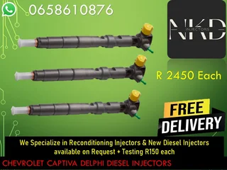Chevrolet Captiva Diesel Injectors For Sale Or To Recon The Same Day