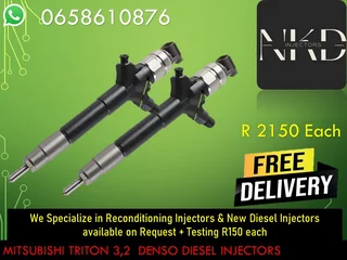 Mitsubishi Triton 2.2 Diesel Injectors For Sale Or To Recon The Same Day