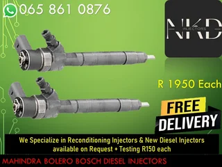 Mahindra Bolero Diesel Injectors For Sale Or To Recon The Same Day