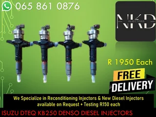 Isuzu Dteq Kb250 Diesel Injectors For Sale Or To Recon The Same Day