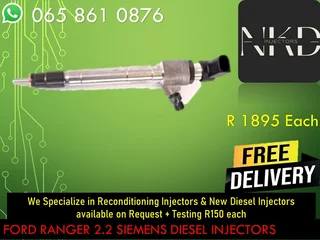 Ford Ranger 2.2 Diesel Injectors For Sale Or To Recon The Same Day