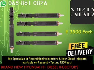New Hyundai H1 Diesel Injectors For Sale Or Torecon The Same Day