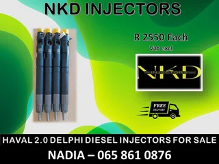 Haval 2.0 Delphi Diesel Injectors For Sale Or To Recon With Warranty