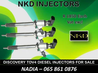 Discovery Tdv 4 Diesel Injectors For Sale On Exchange Or To Recon With Warranty