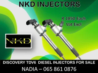 Discovery Tdv 6 Diesel Injectors For Sale Or To Recon