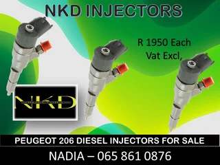 Peugeot 206 1.4l Hdi Diesel Injectors For Sale On Exchange Or To Recon With Warranty