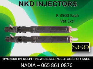 Hyundai H1 Delphi New Diesel Injectors For Sale On Exchange Or To Recon With Warranty