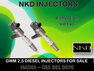 Gwm 2.5l Diesel Injectors For Sale On Exchange With 6 Months Warranty
