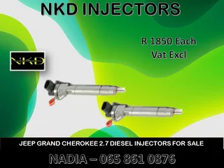 Jeep Grand Cherokee 2.7 Diesel Injectors For Sale On Exchange With 6 Months Warranty