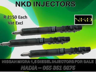 Nissan Micra 1.5 Diesel Injectors For Sale On Exchange Or To Recon With Warranty
