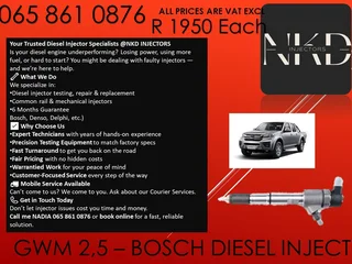 Gwm 2.5 Diesel Injectors For Sale Or To Recon