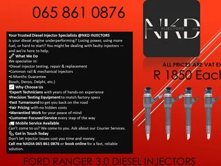 Ford Ranger 3.0 Diesel Injectors For Sale Or To Recon