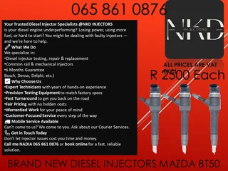 Mazda Bt50 New Diesel Injectors For Sale On Exchange Or To Recon