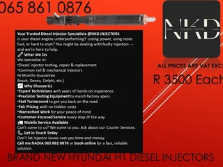 New Hyundai H1 Diesel Injectors For Sale On Exchange Or To Recon