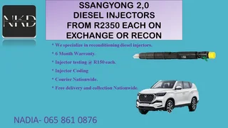 Ssangyong 2.0 Diesel Injectors For Sale On Exchnage With 6 Months Warranty