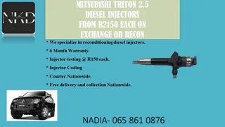 Mitsubishi Triton 2.5 Diesel Injectors For Sale On Exchange With 6 Months Warranty