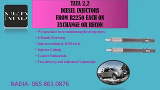 Tata 2.2 Diesel Injectors For Sale On Exchange Or To Recon