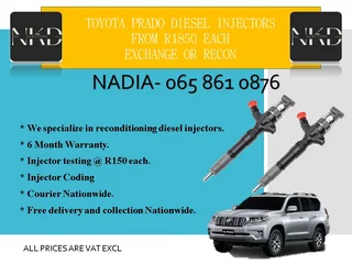 Toyota Prado Diesel Injectors For Sale On Exchange