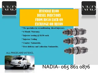 Hyundai H100 Diesel Injectors For Sale On Exchange With 6 Months Warranty