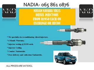 Nissan Navara Yd25 Diesel Injectors For Sale On Exchange With 6 Months Warranty
