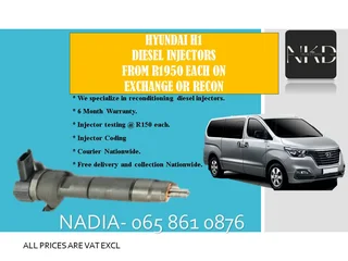Hyundai H1 Diesel Injectors For Sale On Exchange