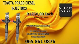 Toyota Prado Diesel Injectors For Sale On Exchange