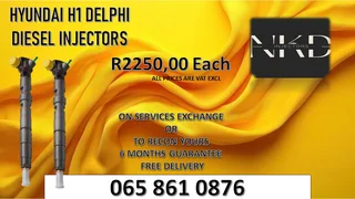 Hyundai H1 Diesel Injectors For Sale Or To Recon Same Day