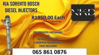 Kia Sorento Diesel Injectors For Sale Or To Recon The Same Day