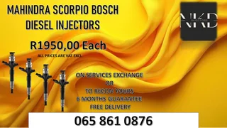 Mahindra Scorpio Diesel Injectors For Sale Or To Recon The Same Day