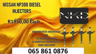 Nissan Np300 Diesel Injectors For Sale Or To Recon The Same Day