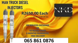 Man Truck Diesel Injectors For Sale Or To Recon The Same Day
