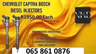 Chevrolte Captiva Diesel Injectors For Sale Or To Recon The Same Day