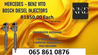 Mercedes Benz Vito Diesel Injectors For Sale Or To Recon The Same Day