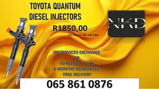 Toyota Quantum Diesel Injectors For Sale Or To Recon The Same Day