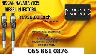 Nissan Navara Yd25 Diesel Injectors For Sale Or The Same Day Recon