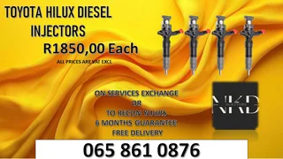 Toyota Hilux Diesel Injectors For Sale Or To Recon The Same Day