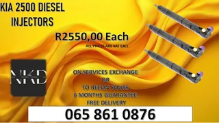 Kia 2500 Diesel Injectors For Sale Or To Recon The Same Day