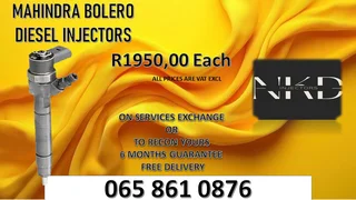 Mahindra Bolero Diesel Injectors For Sale Or To Recon The Same Day