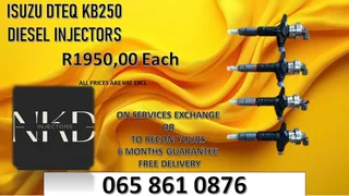 Isuzu Dteq Kb250 Diesel Injectors For Sale Or To Recon The Same Day